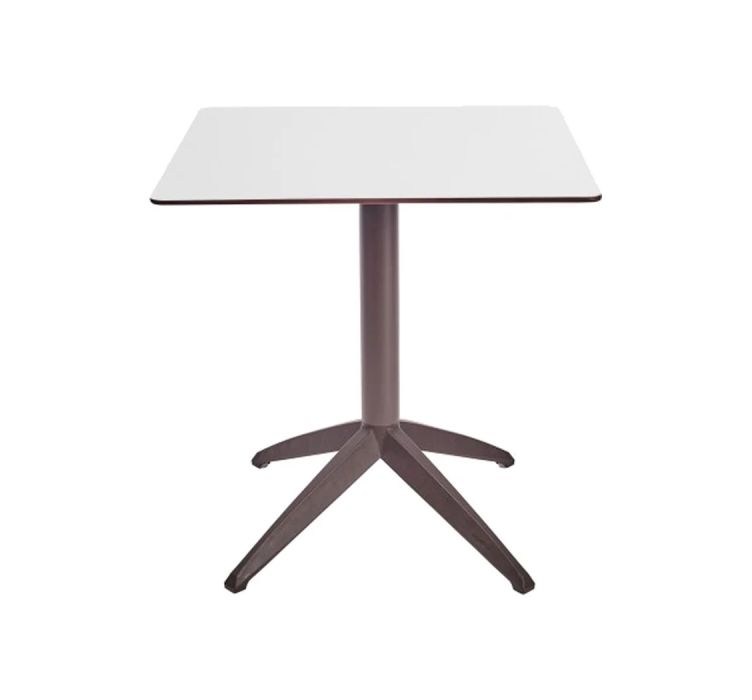 Стол QUATRO FOLD 70X70 MOKA-WHITE1